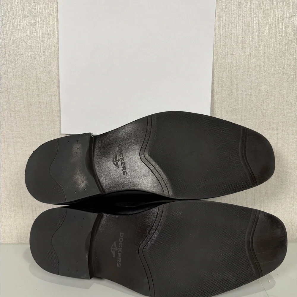 DOCKERS‎ Comfort Zone Men's Size 10M Classic Black Loafers Nice Dress Shoes Exc